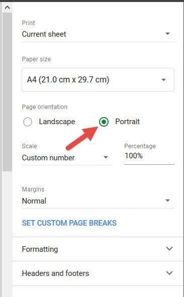 Hướng dẫn cách in các ô đã chọn trong Google Sheets